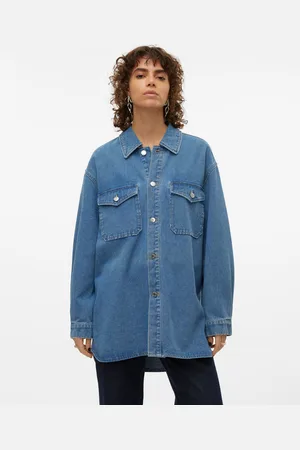 VERO MODA Vmnaya Koszula Jeansowa