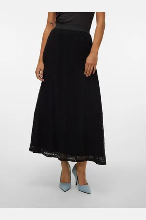 VERO MODA Vmhoney Wysoka Talia Długa Spódnica
