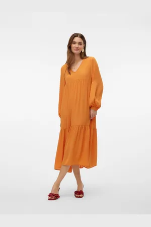 VERO MODA Vmzigga Długa Sukienka