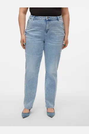 VERO MODA Vmcisa Wysoki Stan Krój Mom Jeans
