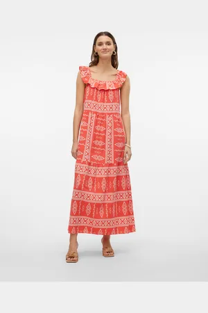 VERO MODA Vmdicthe Długa Sukienka