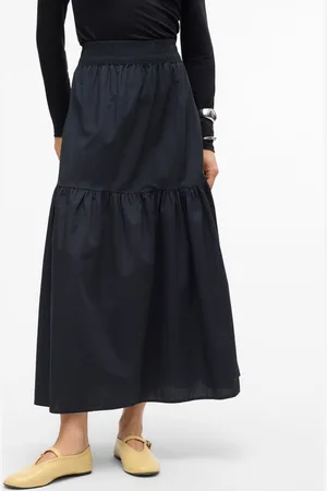 VERO MODA Vmcharlotte Wysoka Talia Długa Spódnica