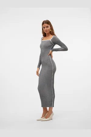 VERO MODA Snlotus Długa Sukienka
