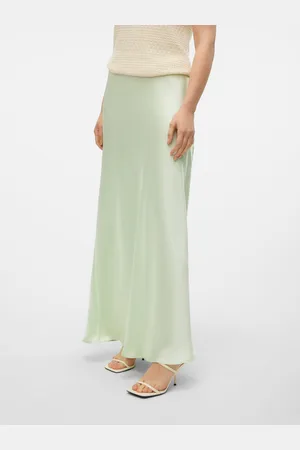 VERO MODA Vmbeatrice Wysoka Talia Długa Spódnica