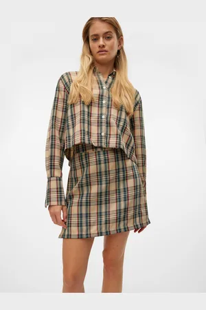 VERO MODA Sncourteney Wysoka Talia Spódnica Mini