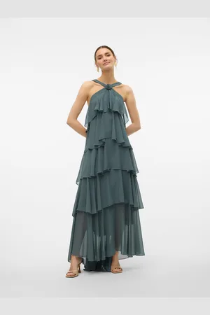 VERO MODA Vmfelicia Długa Sukienka
