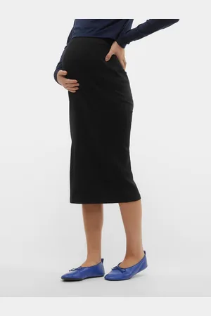 Mama;licious Wysoka Talia Krótka Spódnica