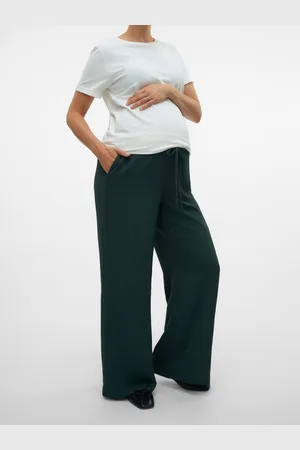 Mama;licious Krój Wide Leg Spodnie