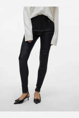 VERO MODA Vmloa Wysoki Stan Spodnie