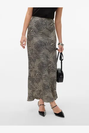 VERO MODA Vmsara Wysoka Talia Długa Spódnica
