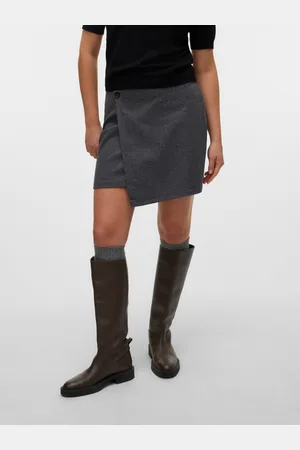 VERO MODA Vmkawi Średnia Talia Spódnica Mini