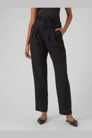 VERO MODA Vmclea Wysoki Stan Spodnie