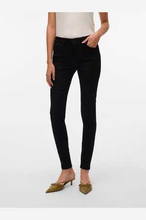 VERO MODA Vmseven Średni Stan Krój Slim Jeans