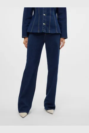 VERO MODA Vmtessa Wysoki Stan Krój Wide Leg Jeans