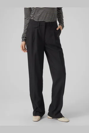 VERO MODA Vmtiril Średnia Talia Spodnie