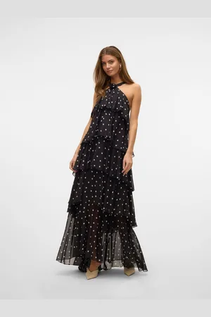 VERO MODA Vmfelicia Długa Sukienka