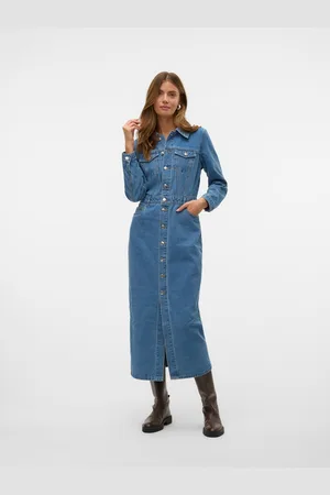 VERO MODA Vmmillie Długa Sukienka