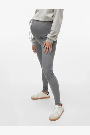 Mama;licious Krój Regularny Wysoki Stan Spodnie
