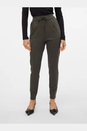 VERO MODA Vmeva Średnia Talia Spodnie