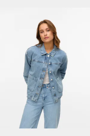VERO MODA Vmjamie Kurtka Jeansowa