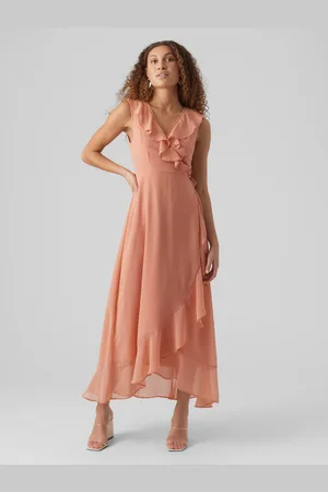 VERO MODA Vmsille Długa Sukienka