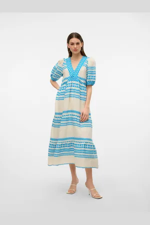 VERO MODA Vmrosanna Długa Sukienka