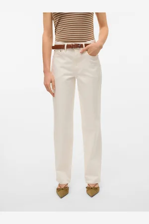 VERO MODA Vmvalerie Średni Stan Krój Wide Leg Jeans