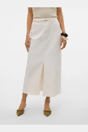 VERO MODA Vmlizzy Wysoka Talia Długa Spódnica