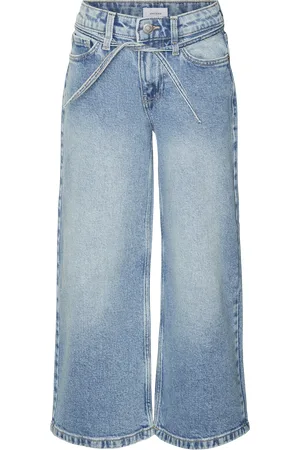 VERO MODA Vmflora Średni Stan Szeroki Krój Jeans