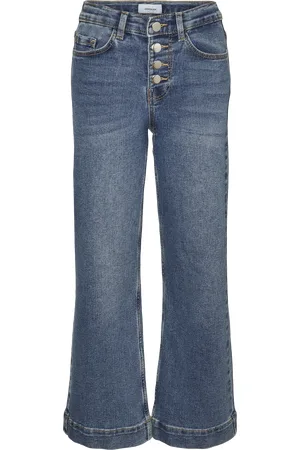 VERO MODA Vmdaisy Wysoki Stan Szeroki Krój Jeans