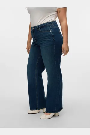 VERO MODA Vmctessa Wysoki Stan Krój Wide Leg Jeans
