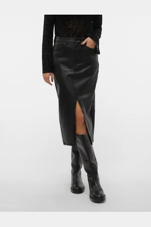 VERO MODA Vmveri Wysoka Talia Spódnica Midi