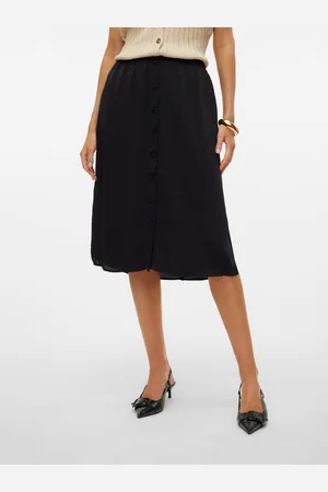 VERO MODA Vmsunny Wysoka Talia Spódnica Midi