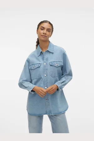 VERO MODA Vmnaya Koszula Jeansowa