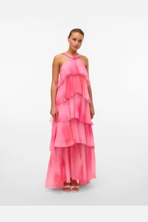 VERO MODA Vmfelicia Długa Sukienka