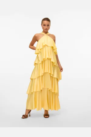 VERO MODA Vmfelicia Długa Sukienka