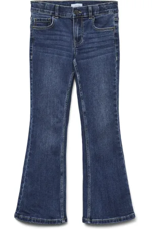 VERO MODA Vmriver Wysoki Stan Szeroki Krój Jeans