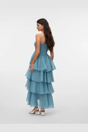 VERO MODA Vmdelilah Długa Sukienka