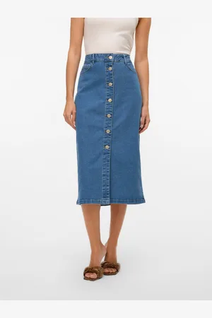 VERO MODA Vmnatty Średnia Talia Spódnica Midi