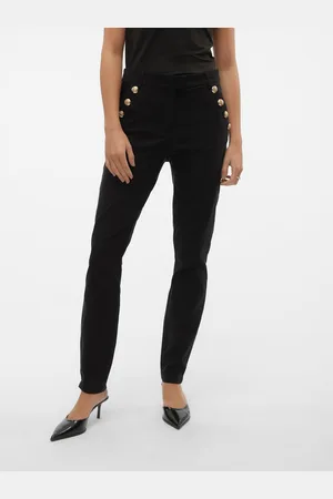 VERO MODA Vmmille Średnia Talia Spodnie