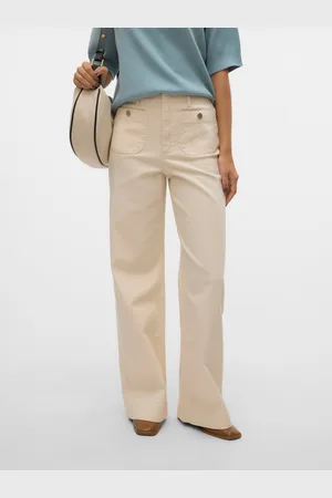 VERO MODA Vmkayla Wysoki Stan Krój Wide Leg Jeans