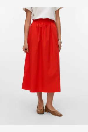 VERO MODA Vmcharlotte Wysoka Talia Długa Spódnica