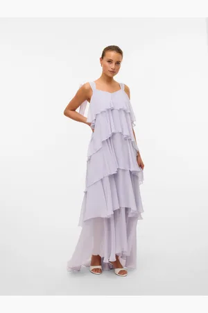 VERO MODA Vmfelicia Długa Sukienka