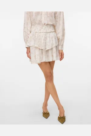 VERO MODA Vmharmony Wysoka Talia Krótka Spódnica