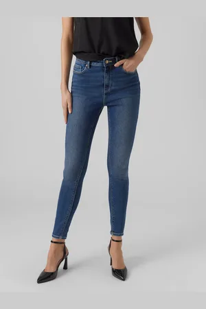 VERO MODA Vmsophia Wysoki Stan Krój Slim Jeans