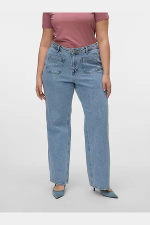 VERO MODA Vmctessa Wysoki Stan Krój Wide Leg Jeans