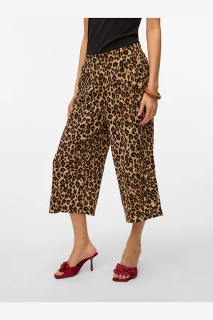 VERO MODA Vmcoco Średnia Talia Spodnie Culottes