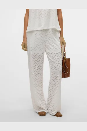VERO MODA Vmthas Średnia Talia Spodnie