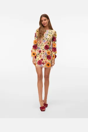 VERO MODA Vmcamy Krótka Sukienka