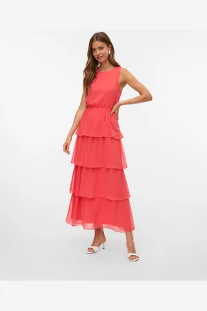 VERO MODA Vmmelisa Długa Sukienka